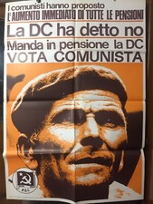 Manifesto originale 1972 PCI