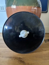 Lampada Vintage Piatto Smaltato Ceramica Design Modernariato 