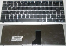 Tastiera italiana compatibile con Asus silver con tastiera nera UL30 UL 30