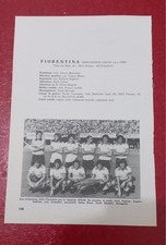 FIORENTINA pagina da ALMANACCO