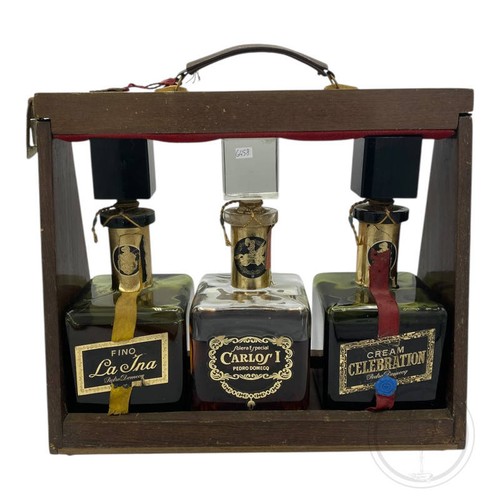 Vintage bottle pedro domecq - bottle,