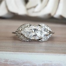 Anello vintage foglia - vintage, di