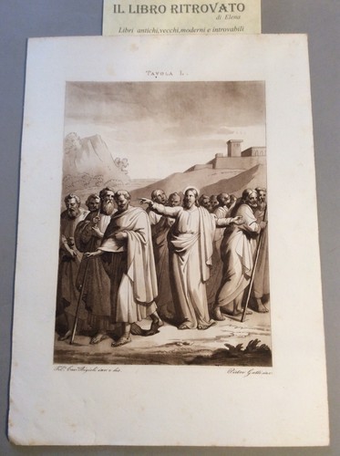 Stampa incisione ottocentesca