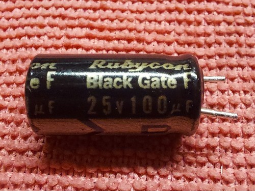 Condensatore rubycon black - condensatore,