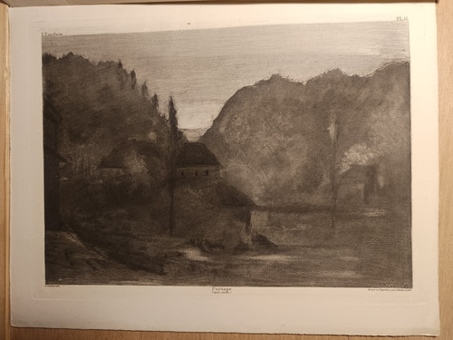 Gravure eau forte gustave - eau-forte,