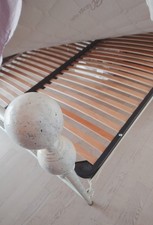 Letto matrimoniale artigianale ferro battuto unico