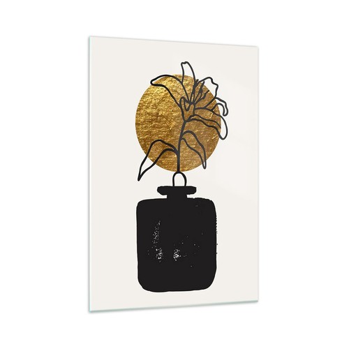Quadro vetro 70x100cm vaso - quadro,