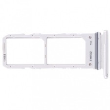 VASSOIO SIM PER SAMSUNG GALAXY A90 5G ADATTATORE SCHEDA MICRO DUAL ARGENTO BI...