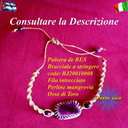 Bracciale perle mangrovia osso - bracciale,