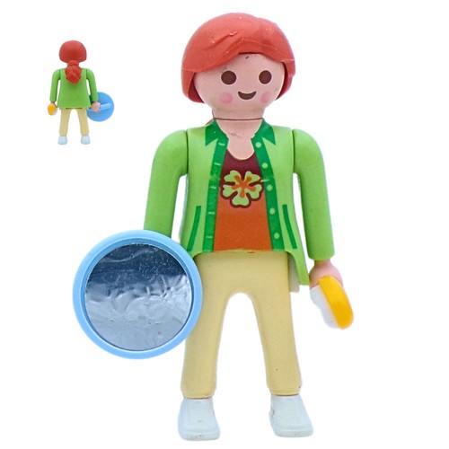 Playmobil figura donna verde