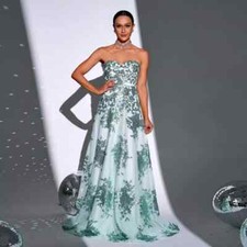 Vestito Abito Elegante Lungo