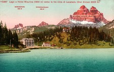 Cartolina* Lago e Hotel