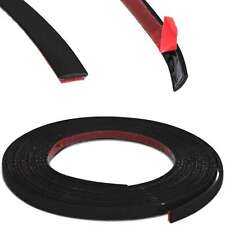 Modanatura 10 mm x 5 m | nera | flessibile autoadesiva | listello contorno universale