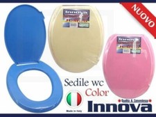 Sedile Coprivaso Wc Water Copriwater Bagno In Pvc Universale Rosa Idea