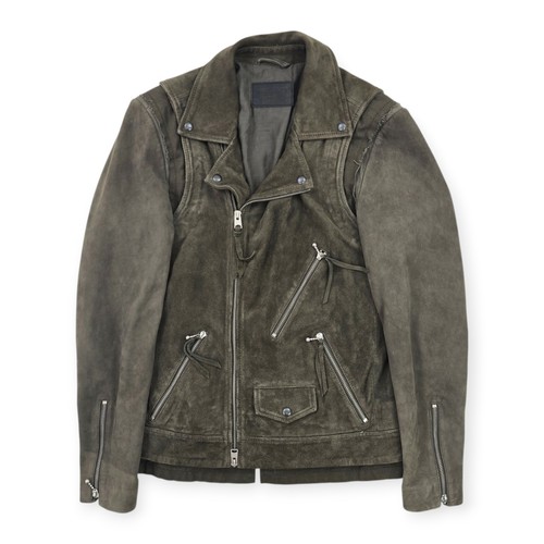 Giacca pelle scamosciata - , all
