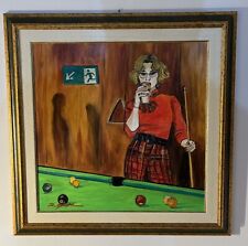 Quadro Olio su Tela "Il Triangolo” 50x50, RCafarotti, No Guttuso