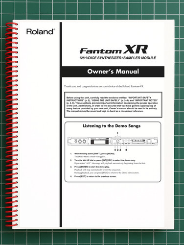 Roland fantom manuale - fantom,