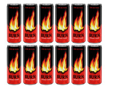 Burn Original Energy Drink dalla Polonia Barattolo 12 x 250ml Spedizione con DHL da D