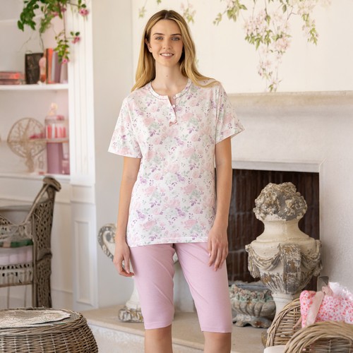 Pigiama donna capri 100%