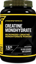 PrimaForce Integratore di Creatina Monoidrato - 1,5 KG - Polvere Micronizzata
