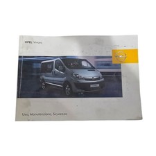 LIBRETTO USO E MANUTENZIONE Opel Vivaro Van  (M9R-788) 