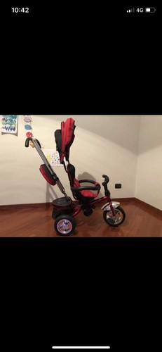 Triciclo bimbo colibrì rosso