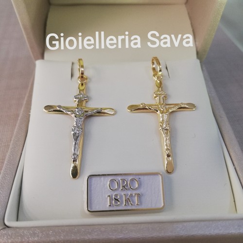 Croce ciondolo medaglia - ciondolo,
