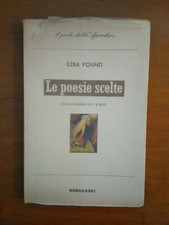 EZRA POUND- LE POESIE SCELTE- MONDADORI 1960