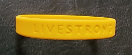 Bracciale livestrong gomma - bracciale,
