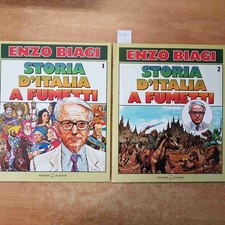 ENZO BIAGI Storia d'Italia a fumetti 1+2 romani barbari MONDADORI DE AGOSTINI