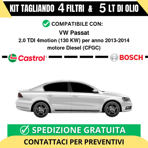 Tagliando filtri bosch 5 - bosch, e