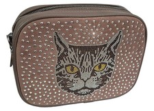 Clutch borsetta gatto strass