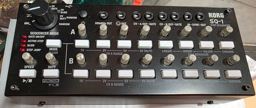 Korg sequencer and - cv,