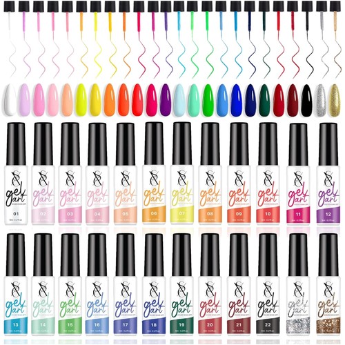Set fodera gel - fodera, colori