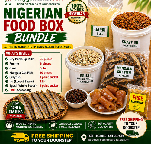 Confezione alimenti nigeriani - confezione,