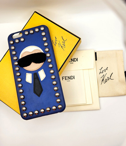 Fendi karlito blue studded - fendi,