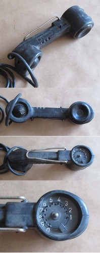 Vecchio ricevitore telefonico - vecchio,