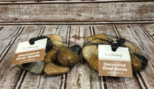 Lotto di 2 pietre decorative