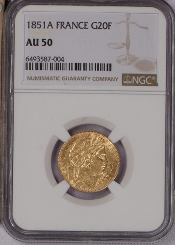 1851 francia oro - oro, franchi