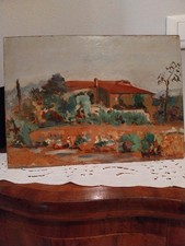 vecchio quadro olio firmato,armando lippi-pittore labronico cm 25x35-