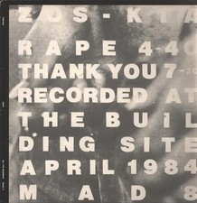 Zos Kia Rape Vinyl Single