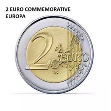 2 Euro monete  COMMEMORATIVE circolate. DUE EURO EUROPA Entra e scegli!