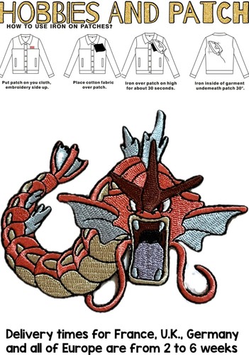 Patch red gyarados rosso - patch,