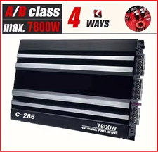 POTENTE AMPLIFICATORE x AUTO 2000 WATT 440 WATT RMS 4/3/2 CANALI CASSE-SUBWOOFER