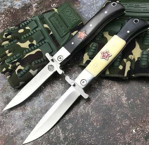 Coltello russo lama pieghevole