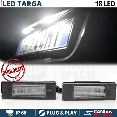 Luci targa led per fiat - luci, scudo