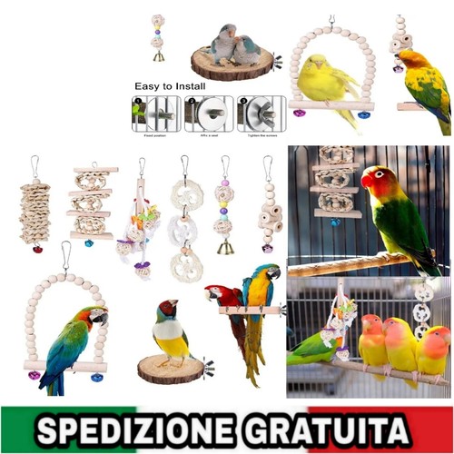 Pezzi giochi per uccelli - 9,