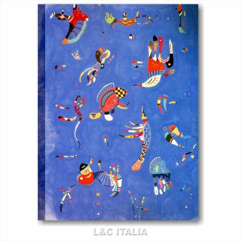 Kandinsky blu cielo - cielo, quadro