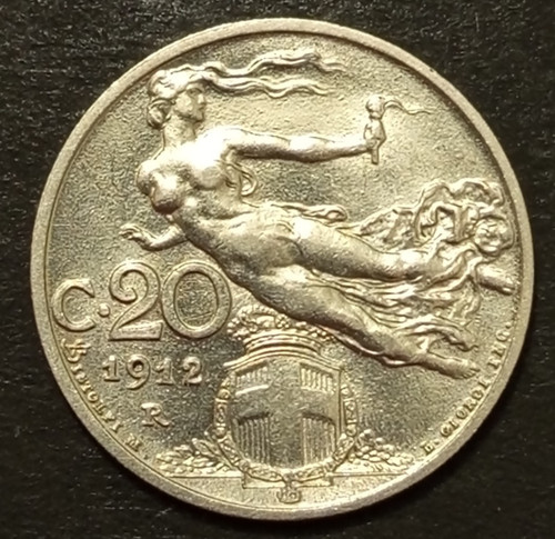 Centesimi lire 1912 - 20, fdc