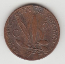 PIO XI VATICANO 5 CENTESIMI